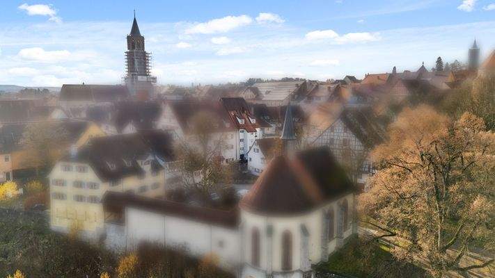 Ansicht Wohnhaus und Umgebung