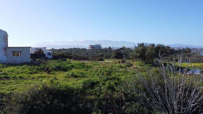 Kreta, Chorafakia: Grundstück mit Meerblick in Akrotiri zu verkaufen