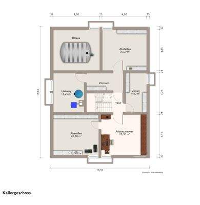 Grundriss Kellergeschoss