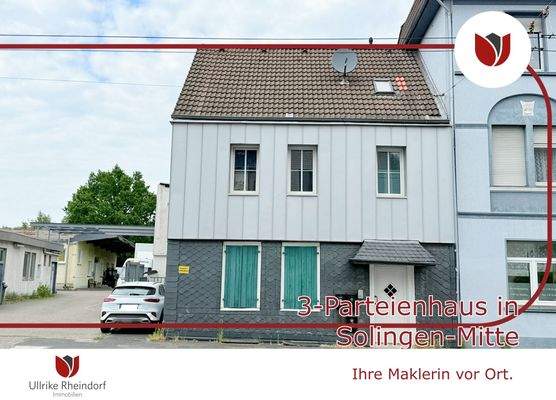 Umfassend saniert: 3-Parteienhaus in Solingen-Mitte
