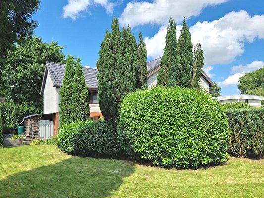 Umgeben vom schützenden Grün