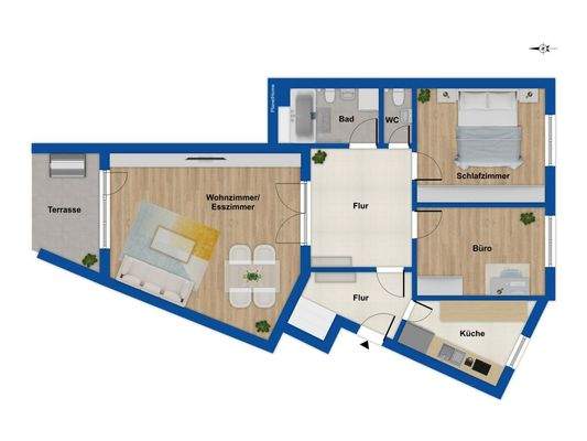 Grundriss Erdgeschoss