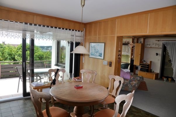 Essen mit Balkon
