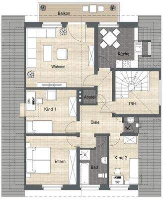Grundriss Dachgeschoss