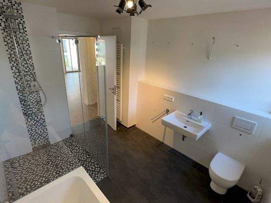 Impressionen Badzimmer I mit Dusche und WC