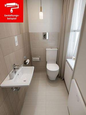 Gäste WC Renovierungsbeispiel