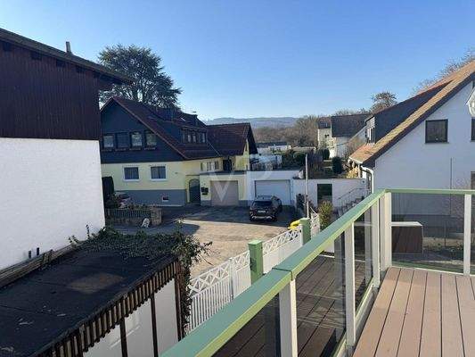 Ausblick hinterer Balkon