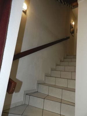 offene Treppe hoch