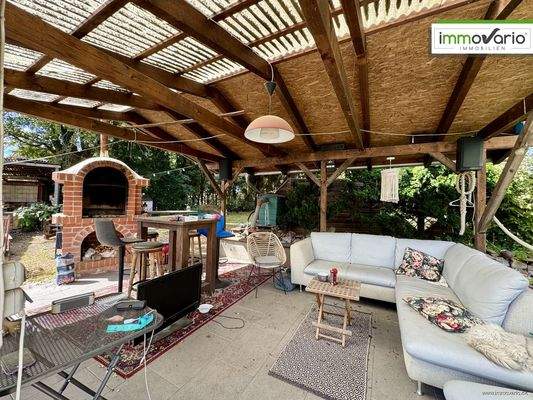 überdachte Terrasse