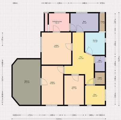 Grundriss Obergeschoss