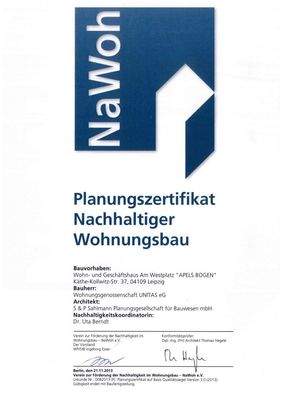 Ansicht Gartenfassade