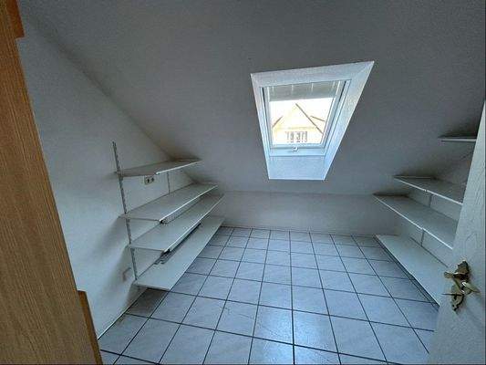 Abstellraum im Dachgeschoss