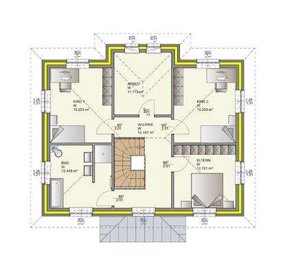 Grundrissbeispiel DG