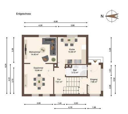 Grundriss Erdgeschoss