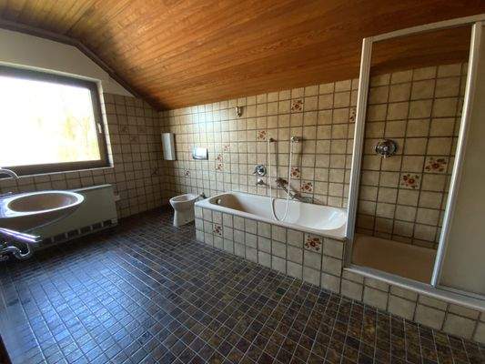 Bad mit Wanne und Dusche