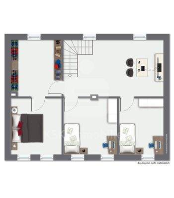 Grundriss Wohnhaus Obergeschoss