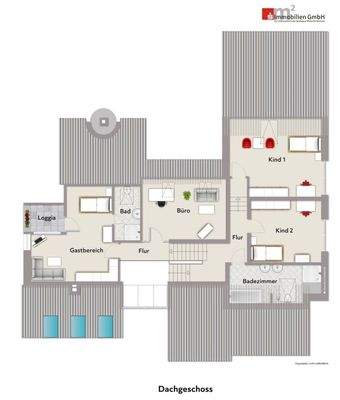 Dachgeschoss Wohnhaus