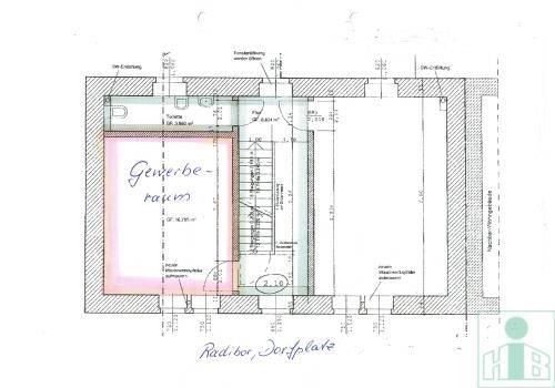 Grundriss Gewerberaum