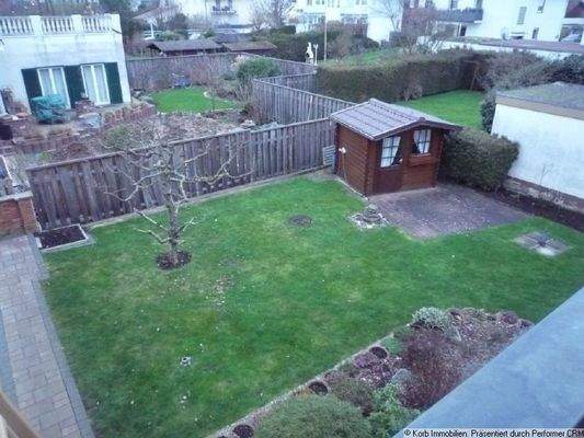 blick in den garten