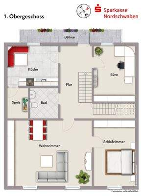 Grundriss Obergeschoss