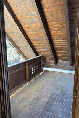 Balkon Dachgeschosswohnung