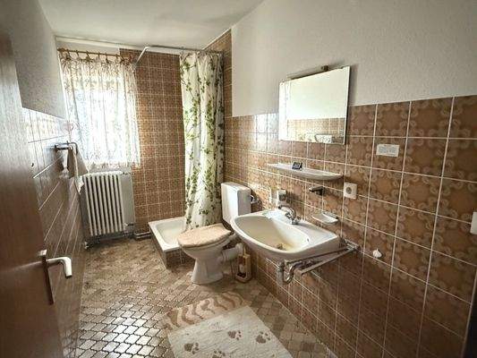 Duschbad in der Einliegerwohnung