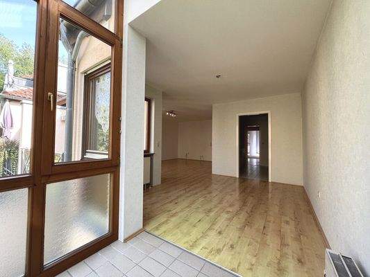 Blick vom Wintergarten