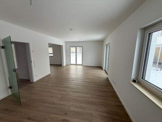 Blick ins Wohnzimmer