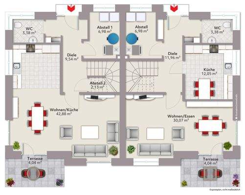 Grundriss Erdgeschoss 3.4