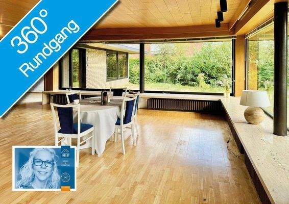 ca. 74m2 großes Wohnzimmer