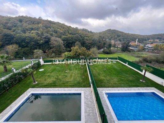 Detached Villa with Pool in a Calm Area in Sile Istanbul