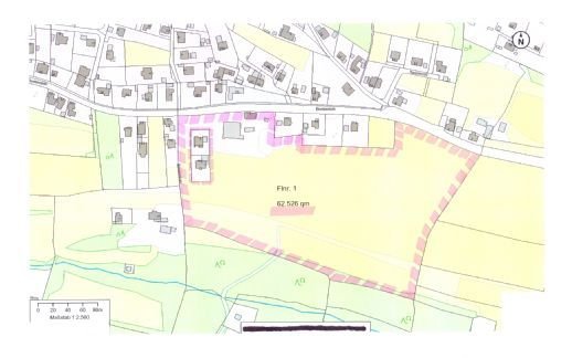 Baugrundstück noch nicht überplantes Gebiet mit 62.526 qm