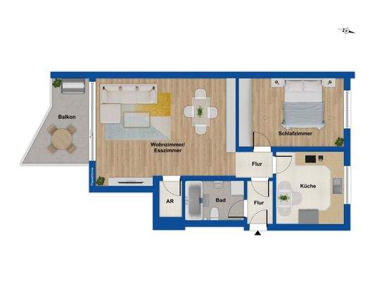 Grundriss 1. Obergeschoss