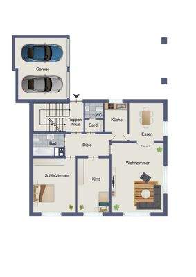 Unverbindlicher Grundriss Erdgeschoss