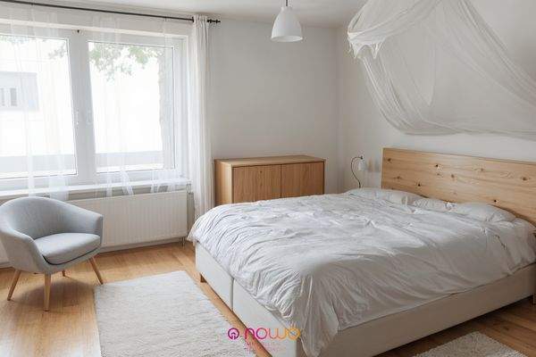 Schlafzimmer - Wohnzimmer, Skandinavisch - (KI generiert)