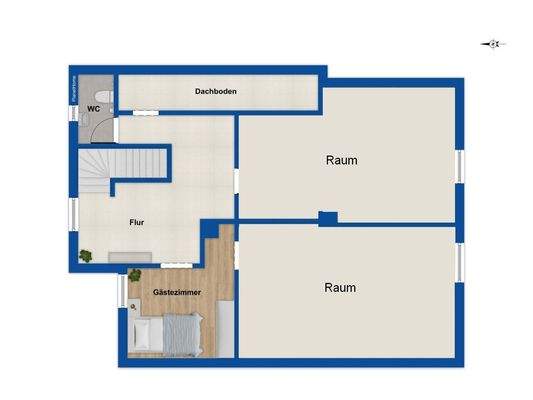 Grundriss Haus  Dachgeschoss