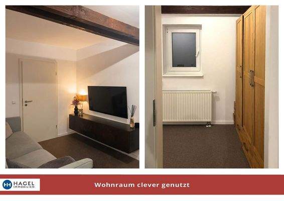 Wohnraum clever genutzt