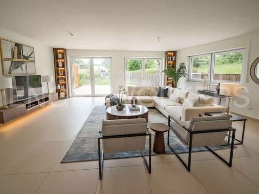 Beispiel-Visualisierung des Wohnzimmers