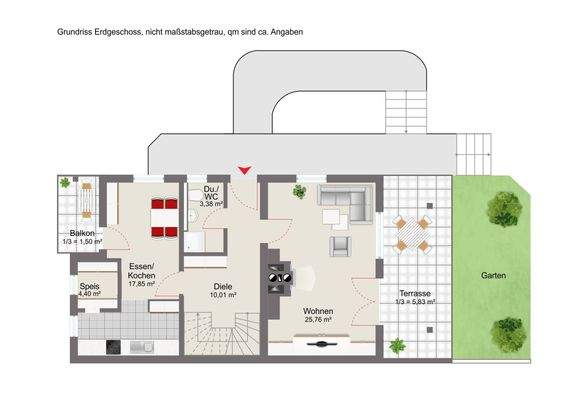 Grundriss Erdgeschoss