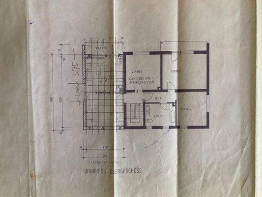 Grundriss Obergeschoss