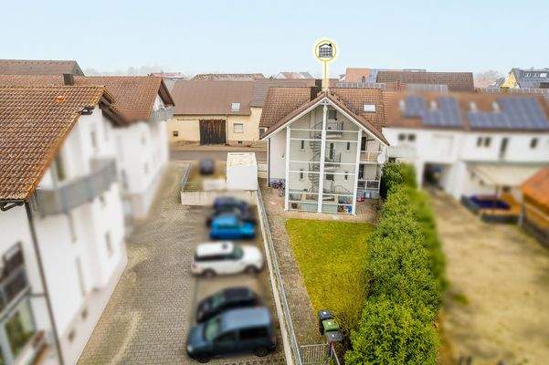 Ansicht Hof und Haus