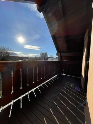 Südbalkon auch im DG