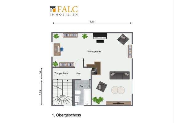 Grundriss Wohnhaus 1.OG
