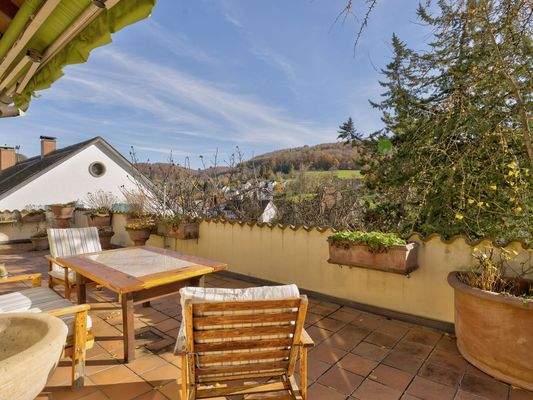 eine beeindruckende Aussichtssituation Richtung Süden