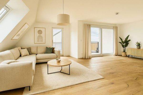 Wohnen / Essen (KI-Staging)