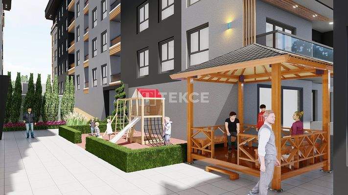 Apartments in a Gated Community with a Pool in Yalova Turkey