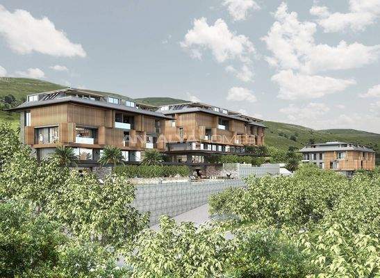 Advantageously Located Apartments in a Complex in Alanya