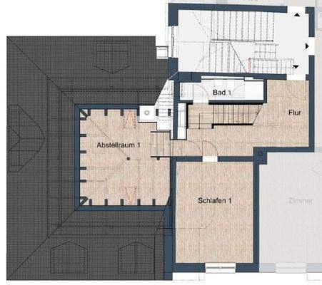 Grundriss untere Ebene