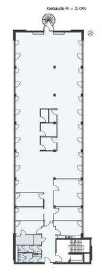 Grundriss 3.OG - Gebäude H
