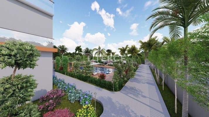 Stylish Apartments in a Complex with Facilities in Erdemli, Mersin